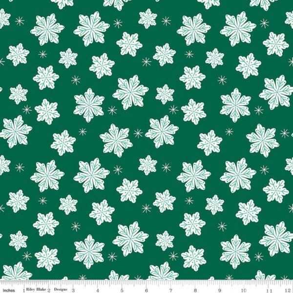 Snowflakes: Green