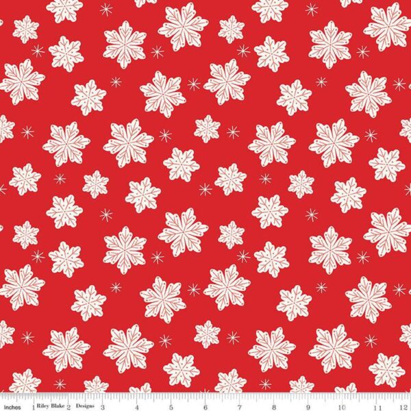 Snowflakes: Red